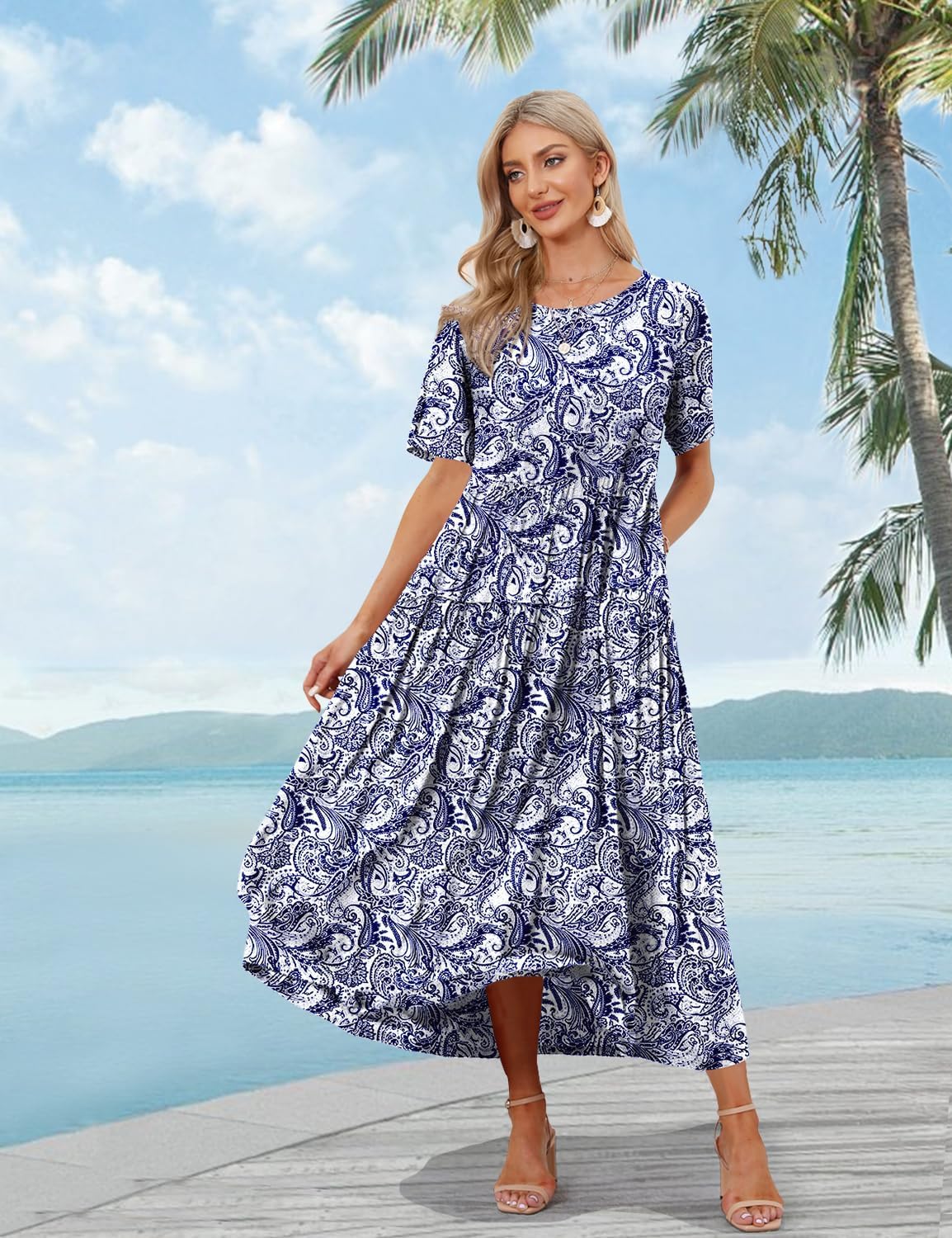 Leicht und luftig: Das perfekte YESNO Boho Maxikleid für den Sommer!