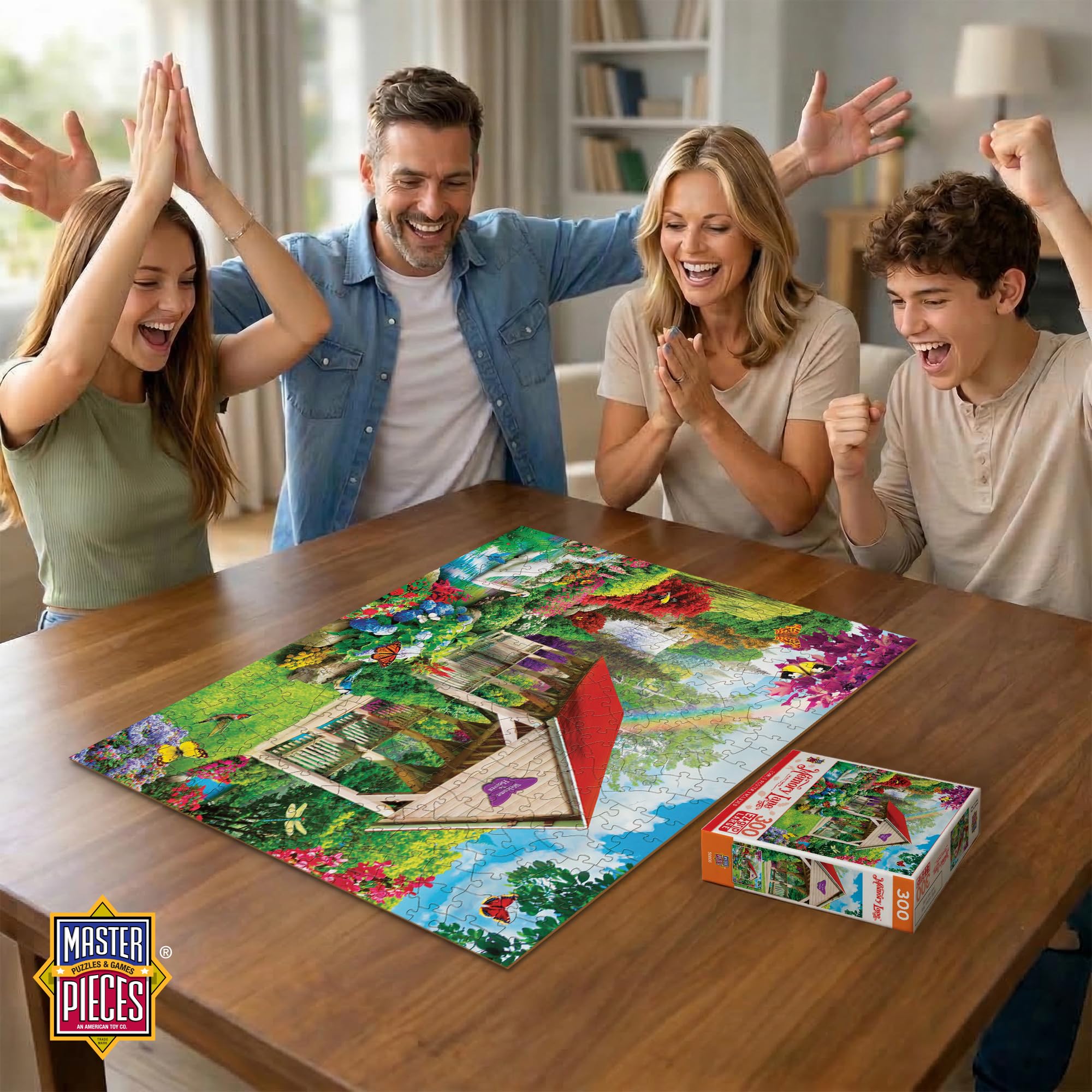 Amazon.com: Masterpieces 300 Piece EZ Grip Jigsaw Puzzle - Welcome
