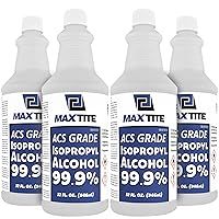 Vista 7 de MaxTite 99.9% de alcohol isopropílico ACS grado reactivo (32 onzas líquidas) – Reactivo ACS de alta pureza de grado de laboratorio – Fabricado
