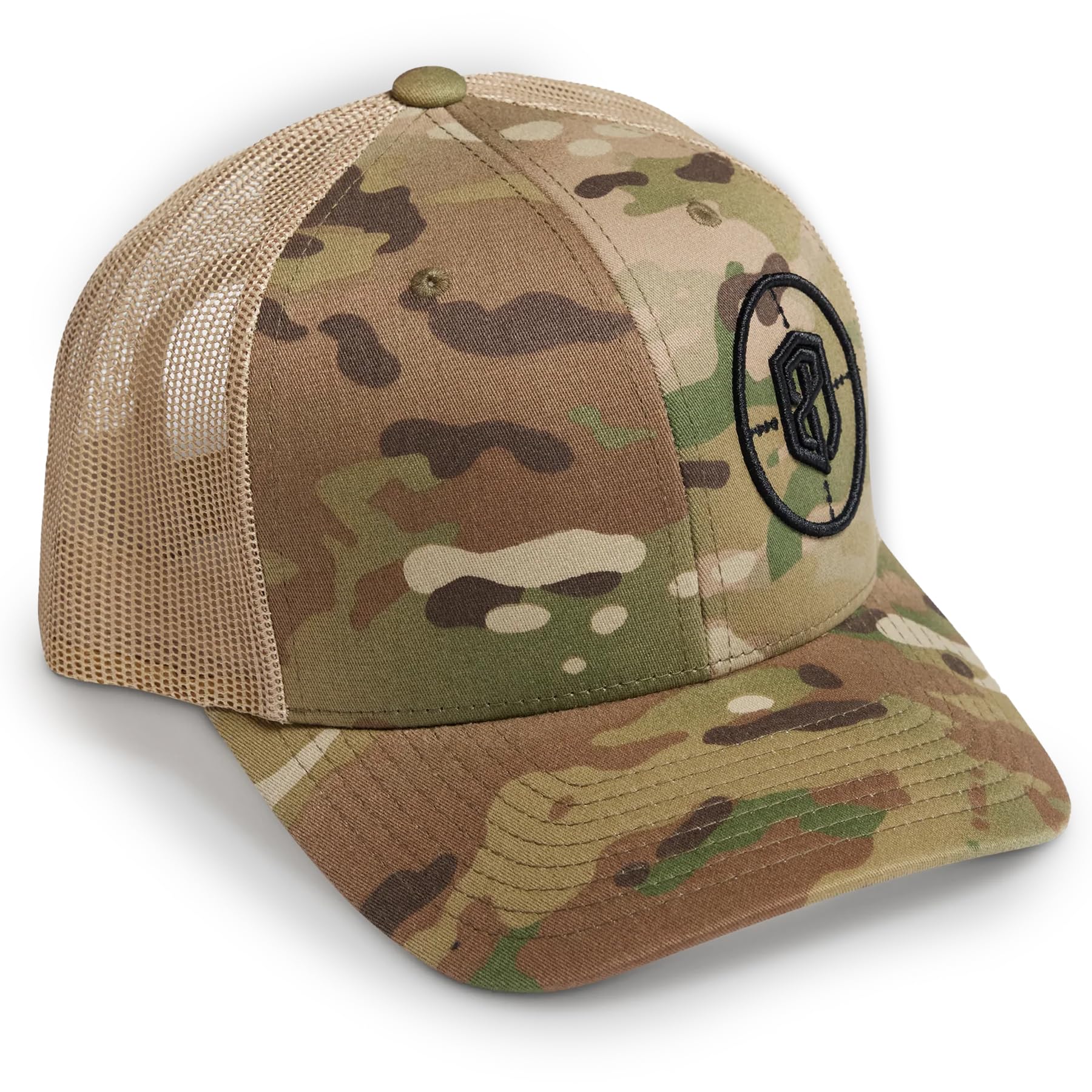 Born Primitive Unisex Tactical Trucker Hat - Breathable Baseball Cap with Curved Bill & Plastic Snap Closure for Men & Women