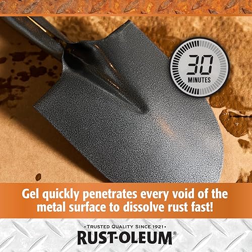 Vista 13 de Rust-Oleum Eliminador de óxido para remojar y bañar; removedor de corrosión resistente para herramientas metálicas, automóviles, bicicletas