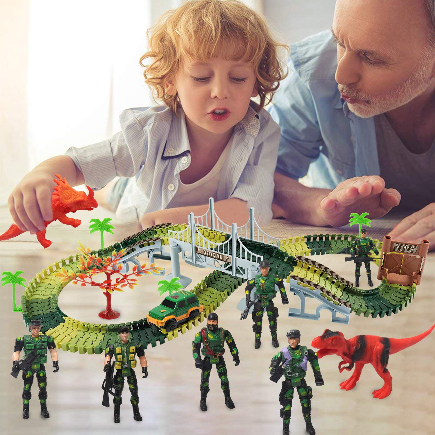 homofy dinosaur race track