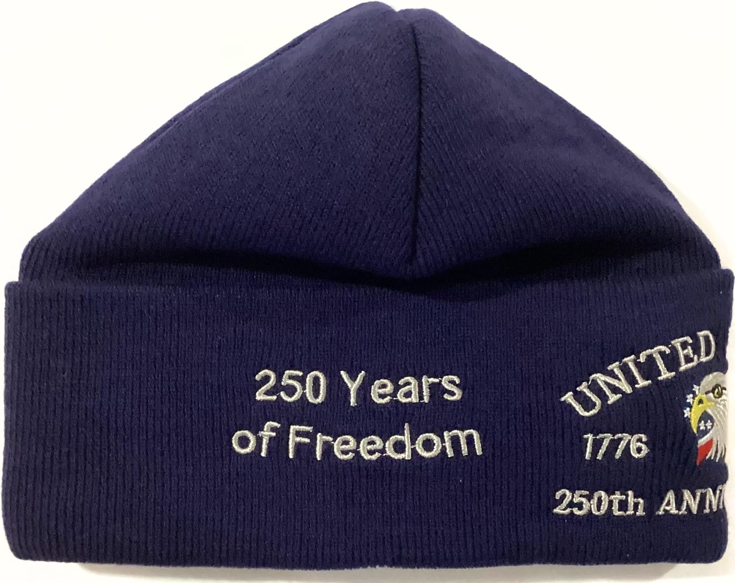 Independence Day 4th of July Patriotic Winter Toque Unisex – Warm Knit Beanie Hat Acrylic Skull Cap for Cold Weather, Hunting