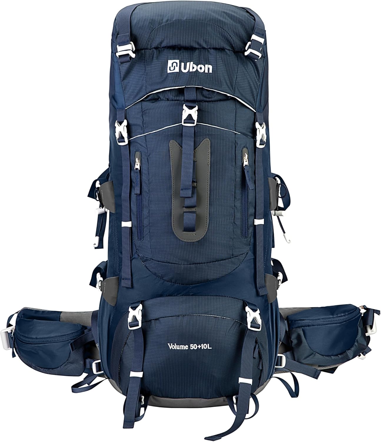 Ubon 60L Internal Frame Hiking Backpack Waterproof Camping Backpack with Rain Cover