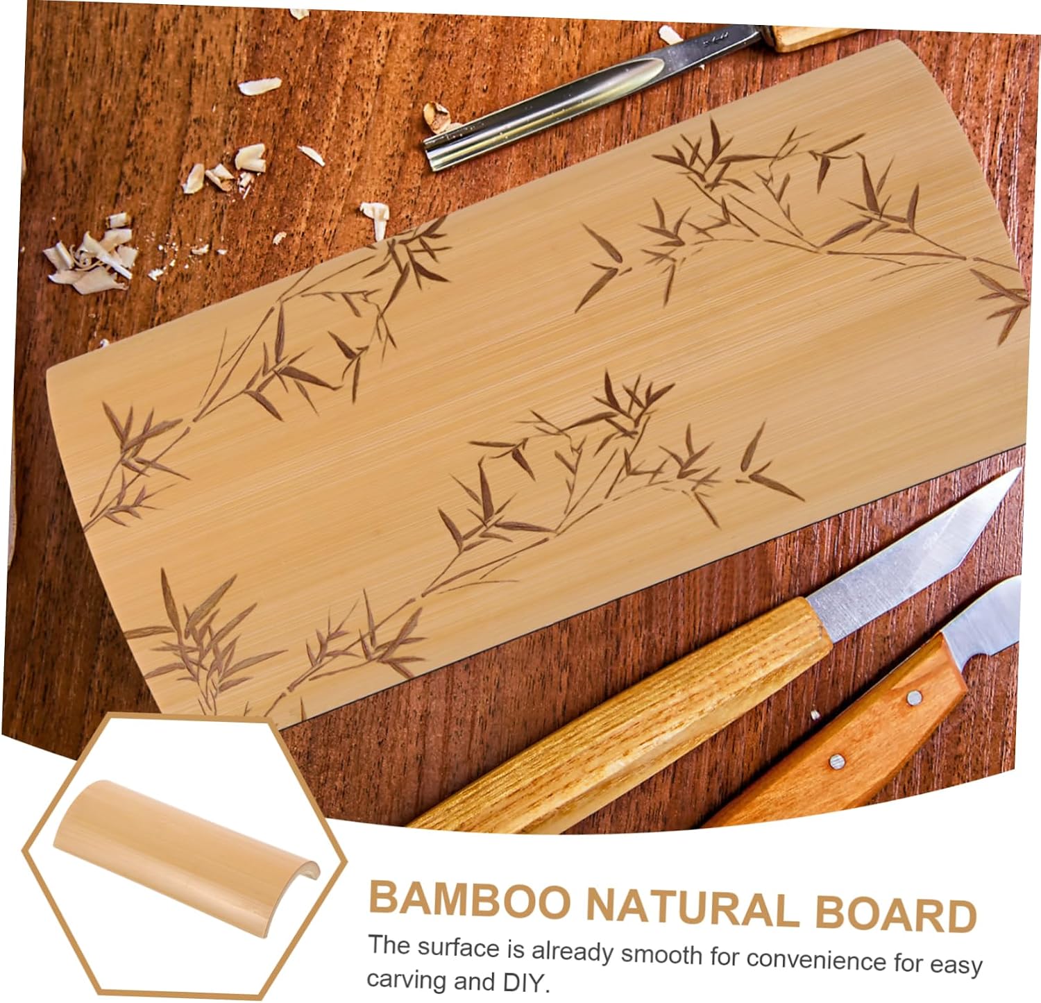ARTIBETTER Carving Board Natural Polished Material for Creative Crafting Engraving and Decoration for Custom Projects and Wedding Decor