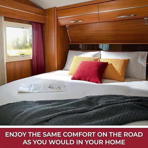 Miniatura 8 de Mellanni - Juego de sábanas cortas Queen, 4 piezas, colección Iconic, lujosas y extrasuaves, frescas, bolsillos profundos de hasta 10 pulgadas (casa