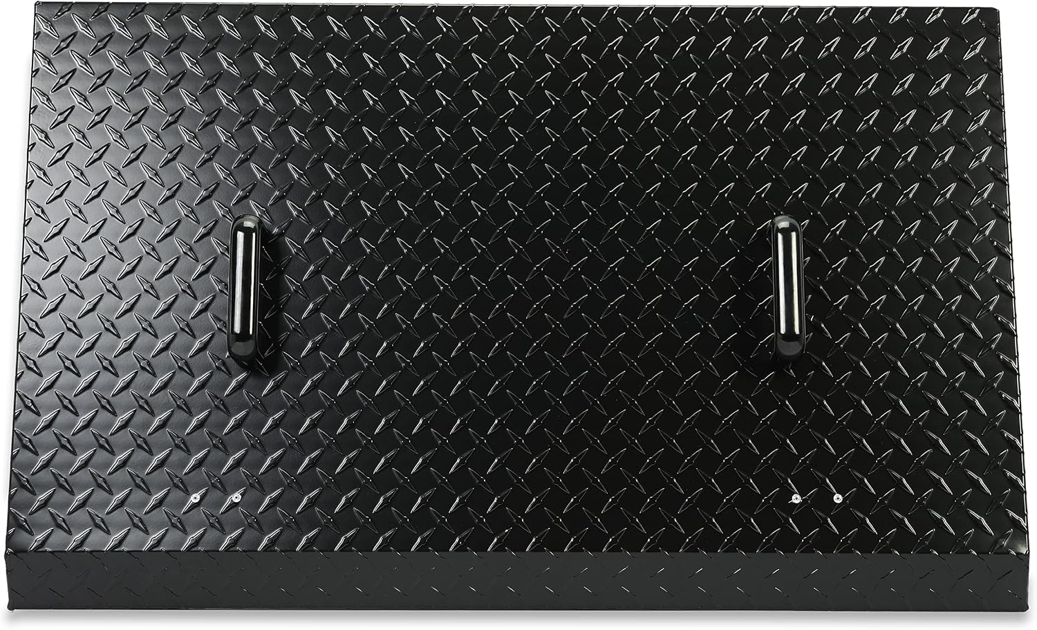 ECOTRIC 36 Inch Hard Top Griddle Grill Lid with Handle Outdoor Cover Powder Coated Durable Lightweight Aluminum Black Compatible with 36” Front or Rear Grease Griddle