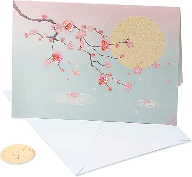 Papyrus Blank Mothers Day, Thinking of You Card Cherry Blossoms
