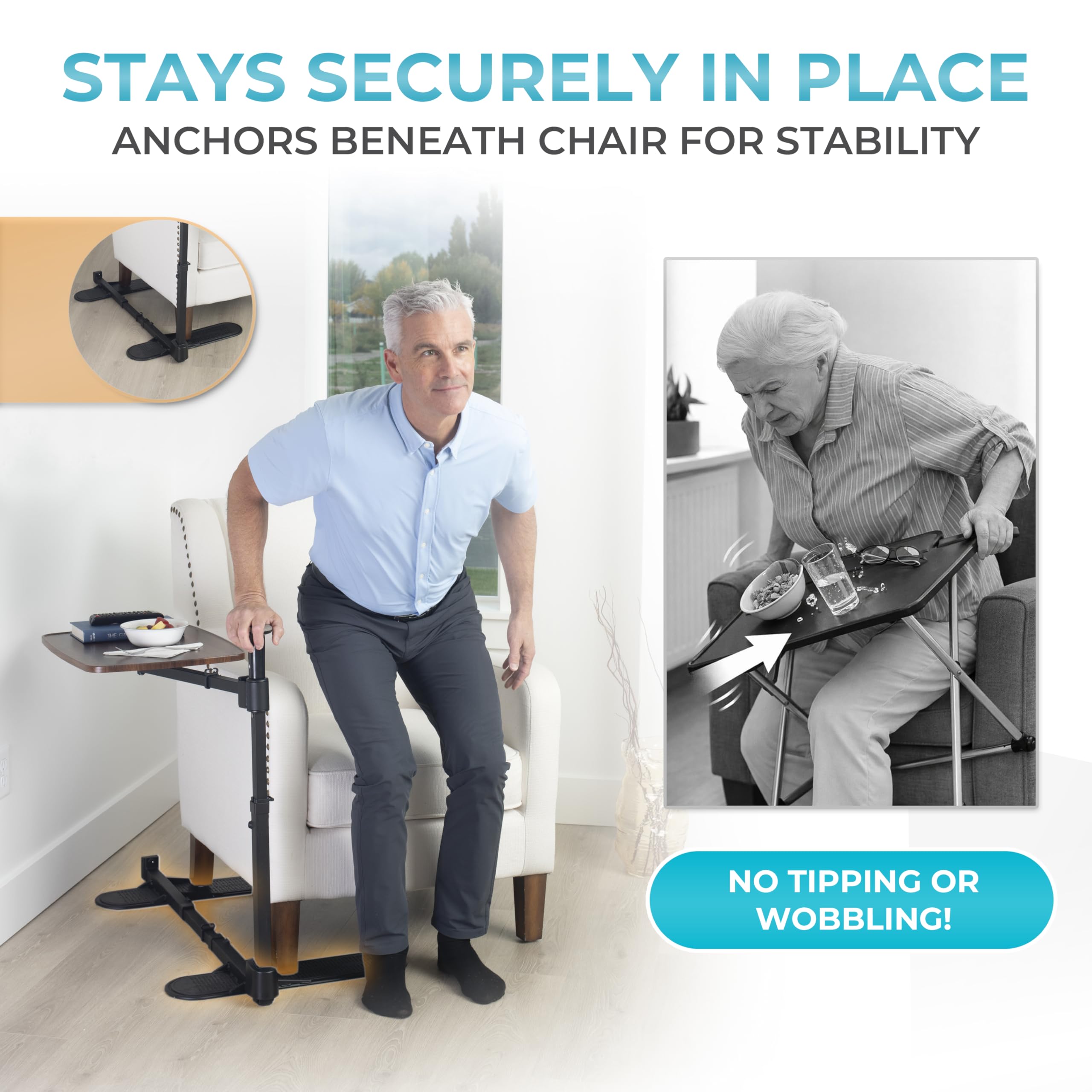 Amazon.co.jp: Stander オムニトレイテーブル、立ち上がり補助 手すり