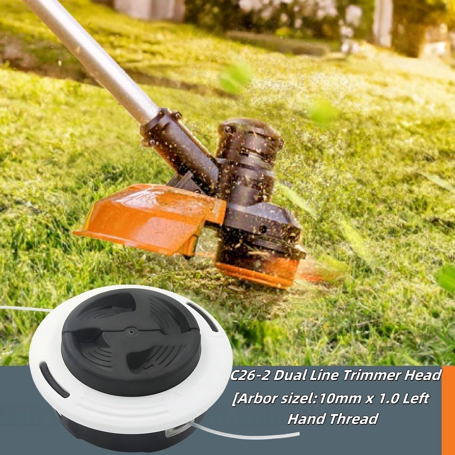 3-Pack C26-2 Trimmer Head Replace 40027102169 Compatible with Stihl Weed Eater FS55 FS55R FS56 FS56RC FS70 FS70R FS80 FS85 FS90 FS90R FS91 FS94 FS110 FS120 FS130 FS240 FS250 String Trimmers