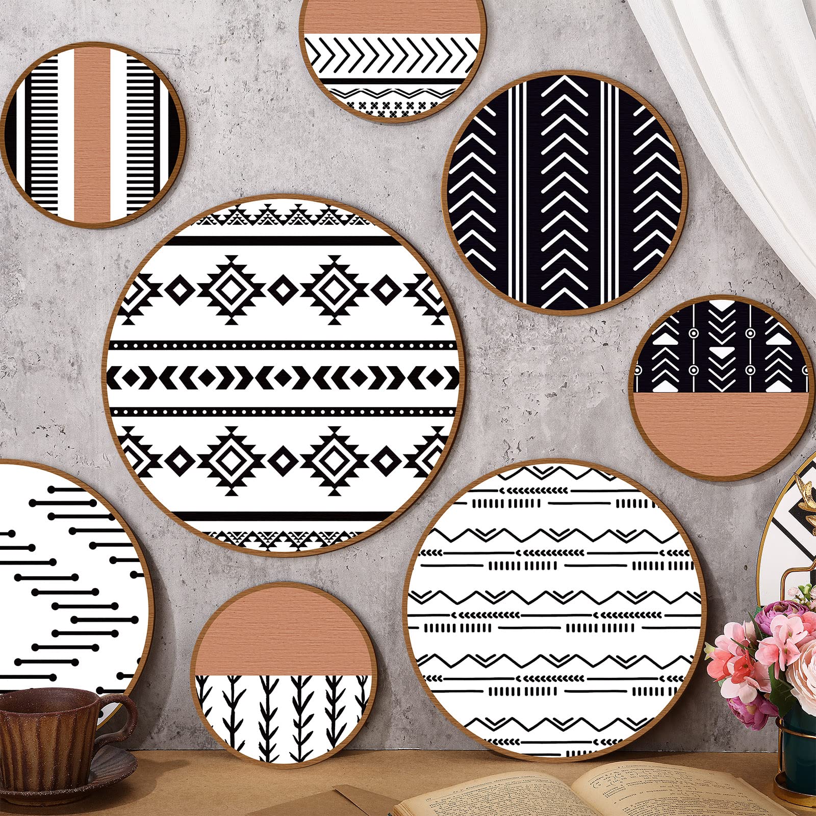 Aztec Boho Decor Pinterest 44x20'' AZTEC Wood Wall Art, Boho Art,