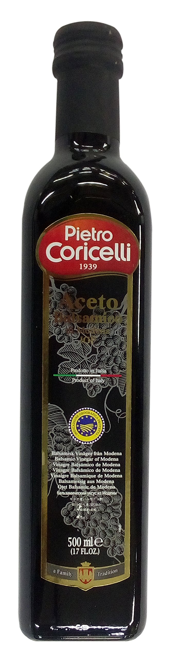 Pietro Coricelli Aceto Balsamic Vinegar of Modena, 500ml Bottle
