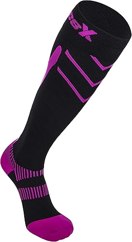 Miniatura 10 de CSX - Calcetines de compresión de 20 a 30 mmHg para hombres y mujeres, hasta la rodilla, soporte de recuperación, ajuste deportivo atlético,