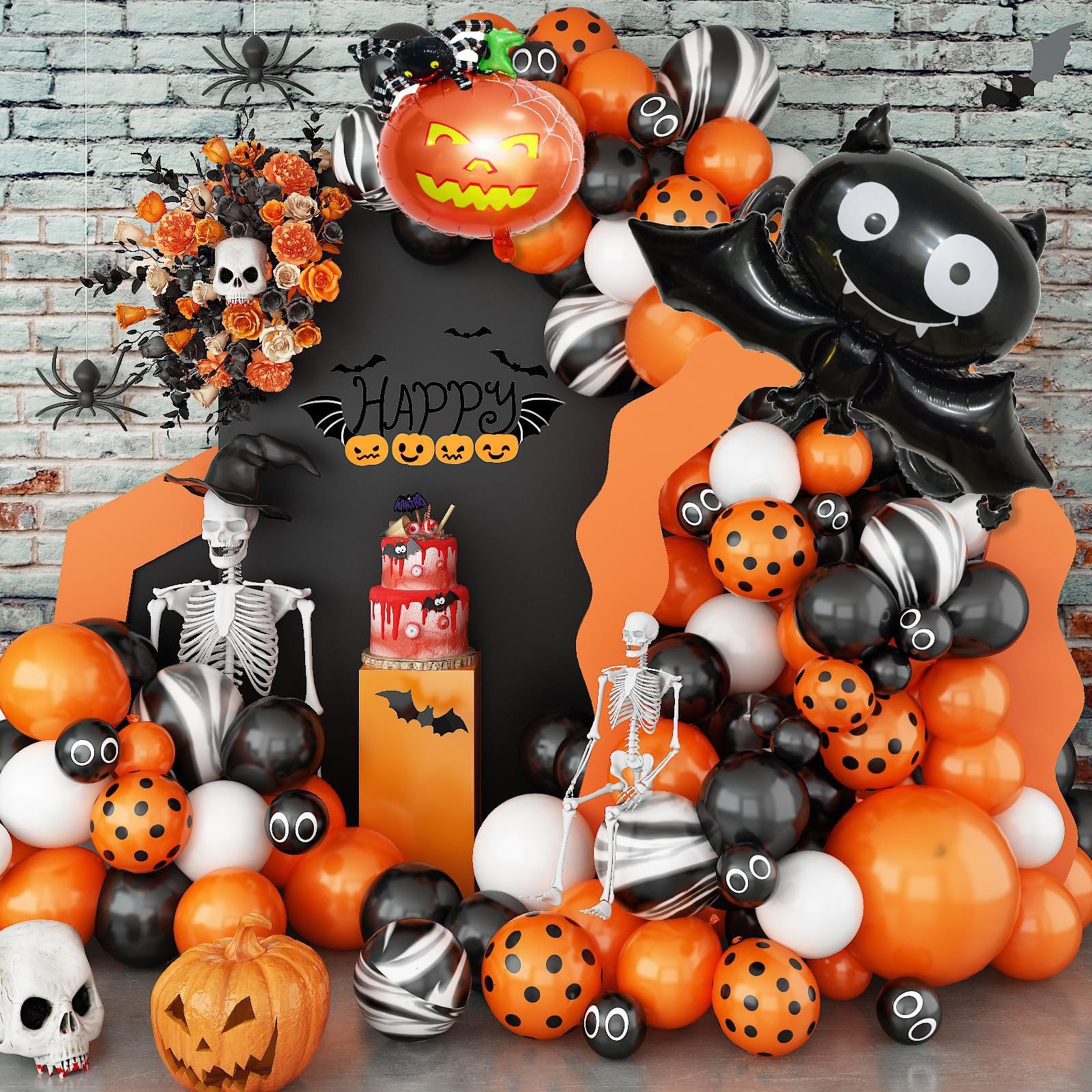 9月限定値下★key*s collection★バルーンテイル★木馬★ハロウィン 楽天市場】【2種×各2個】ハロウィンバルーンセット パンプキン