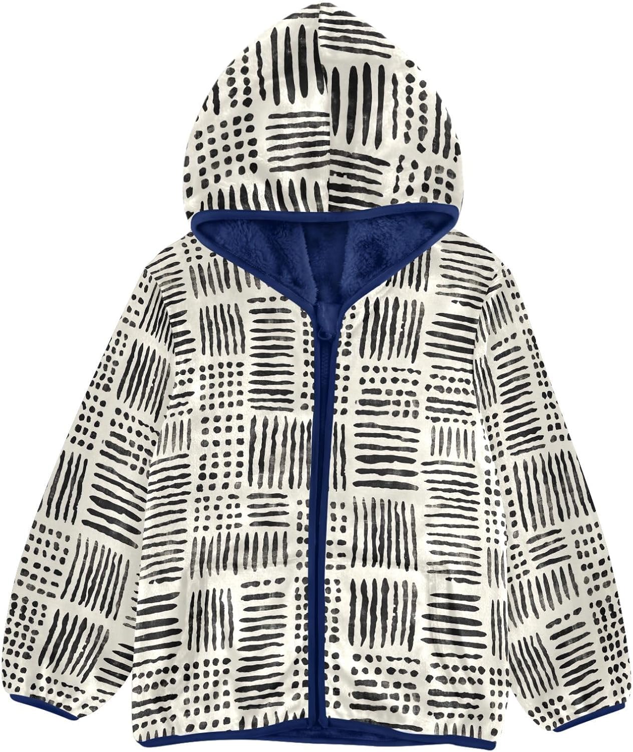 Boys Fleece Coat,Children's Zip-Up Hoodie Jacket,Baby Warm Fashion Outerwear 3-10T