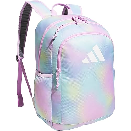 adidas Affiliate Small Backpack for Women and Men, Durable Bag with Laptop Sleeve, Halftone Gradient Bliss Lilac/Bliss Lilac Purple, One Size