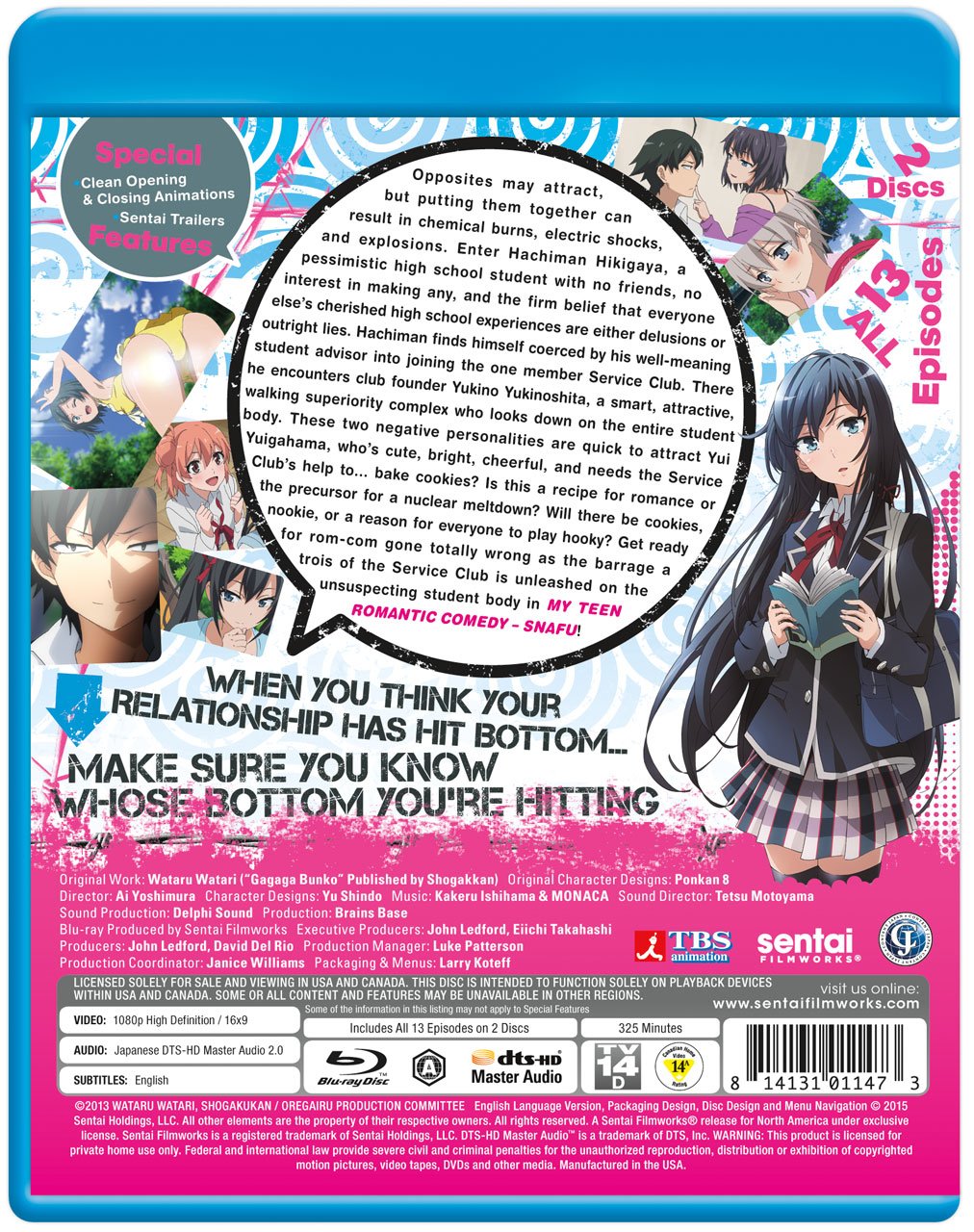 My Teen Romantic Comedy SNAFU Complete Collection (Blu-ray