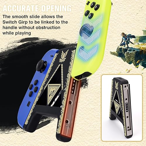 Miniatura 3 de DLseego Joycon Speed Charging Grip for SwitchSwitch OLED, Portable Gaming Comfort Grip Handle Joystick Remote Controllers V-Shaped Anti-Slip Handle