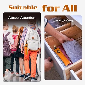 Insulated Epipen Carry Case, Slim Epi Pen Carrying Case for Allergy Medicine with Keychain Clip Durable and Heat-Resistant EpiPen Holder for Kids and Adults, Travel Friendly
