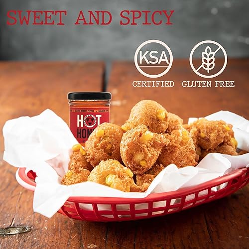 Miniatura 10 de Savannah Bee - Miel caliente - Miel 100% pura y natural, miel de flores silvestres dulce y picante, 12 onzas