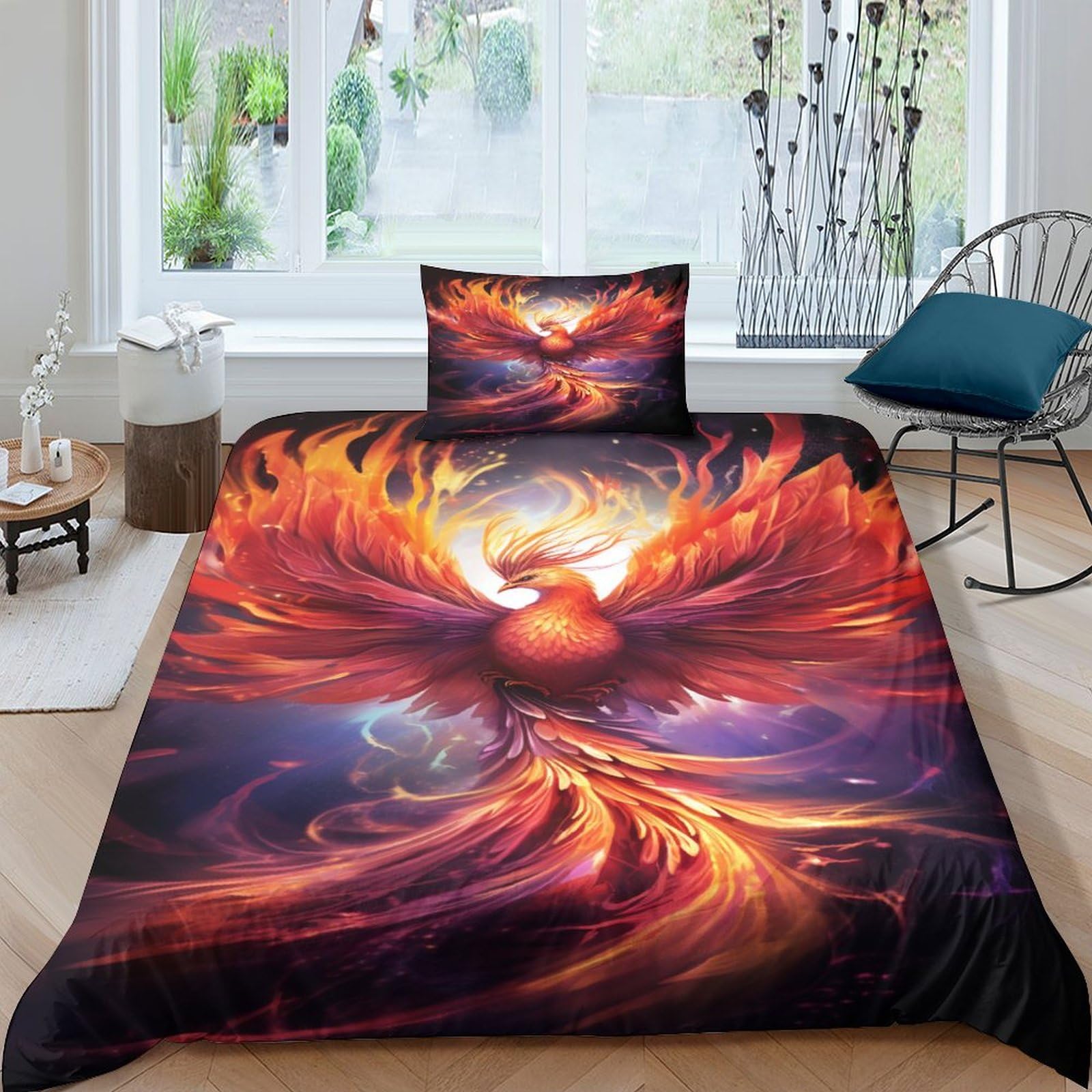 Housse de couette Phénix infroissable pour en finir avec le repassage du lit