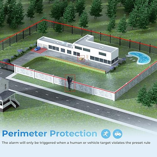 Miniatura 9 de Cámara para exteriores 4K PTZ PoE IP de alta velocidad, zoom óptico de 25x (0.197-4.921 in), seguimiento automático PFA, detección de rostros IVS,