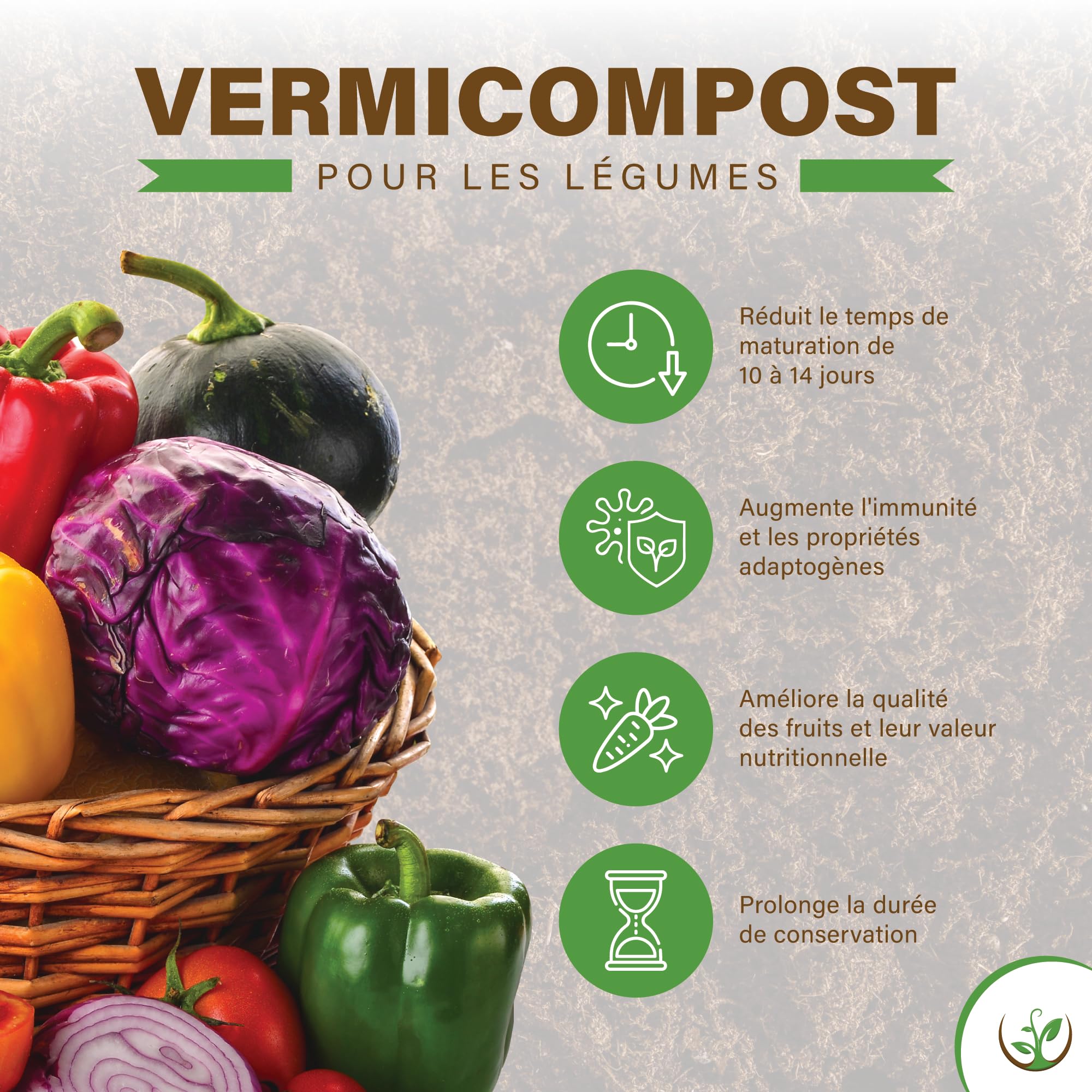Engrais Lombricompost Hortulani 1.5L - Naturel Pour Légumes Et Jardin