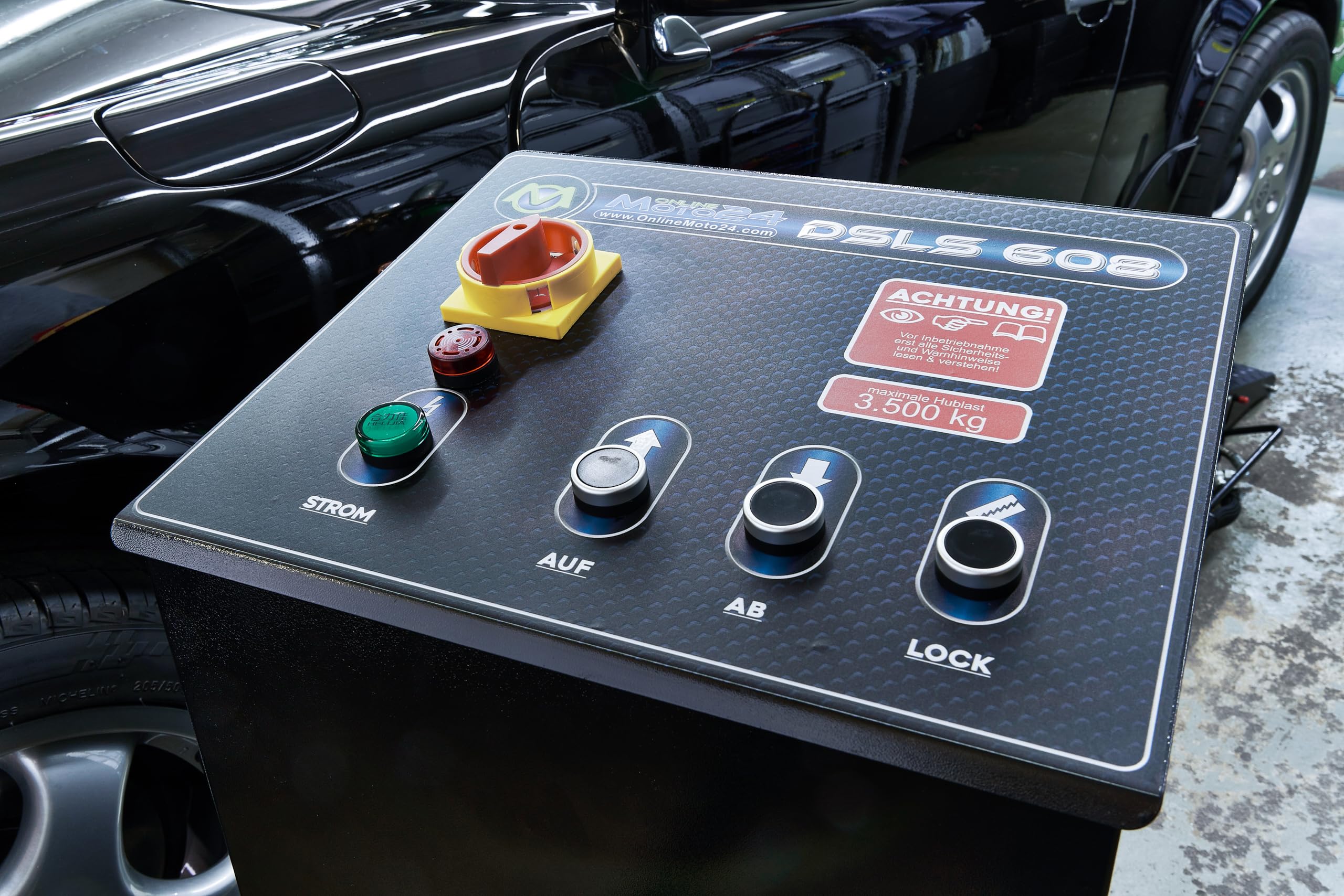 Ponte sollevatore professionale DSLS 608 SUV 3.5T 400V incl. 10 l olio senza prolunghe