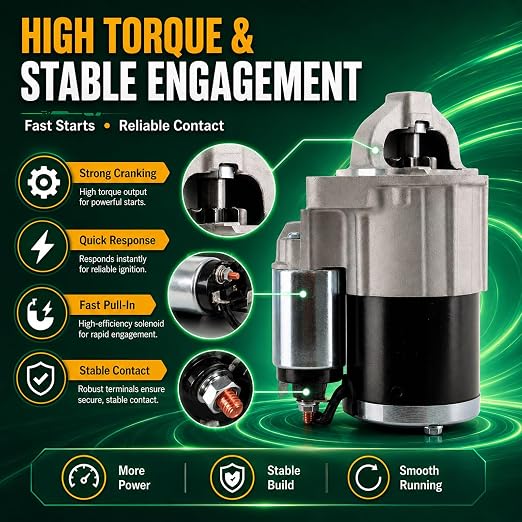 Motor de arranque AParts Starter compatible Toyota 1994-2000 miniatura 3