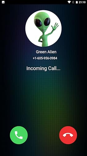 Fake Video Call From Green Alien Prank
