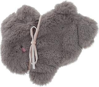 HONMEET Carteira Coelho De Pelúcia Mini Bolsa De Moedas Com Zíper Bolsa Com Zíper Carteira Coelho De Pelúcia Porta-Moedas De Páscoa Porta-Moedas Bolsa De Páscoa Pequenas Bolsas E Bolsas