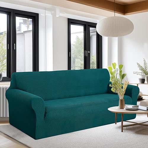 Miniatura 256 de U-NICE HOME Funda elástica para sofá de 2 plazas, funda protectora de muebles para sofá de 2 plazas, apta para mascotas (sofá biplaza, beige)