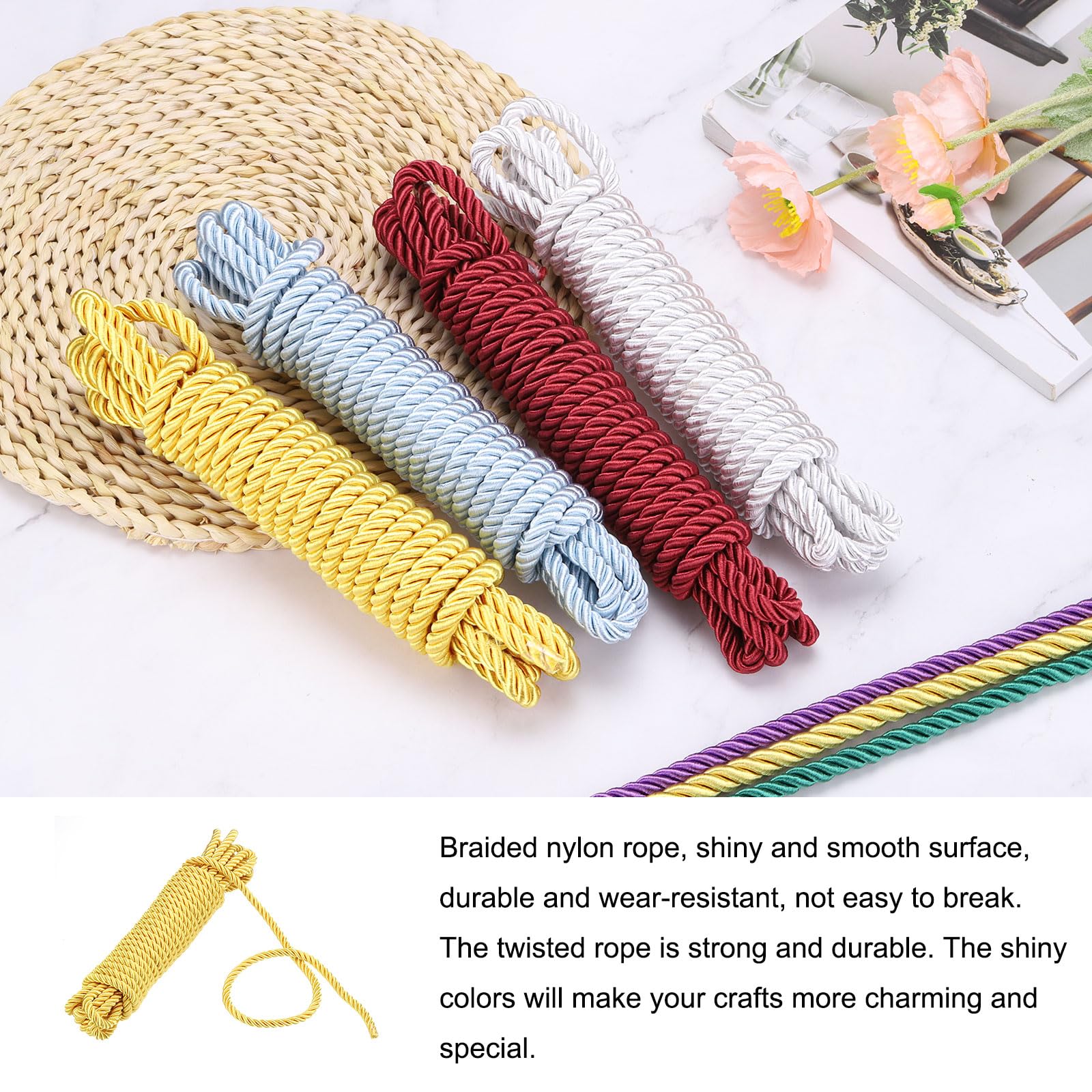 Rebower Twisted Trim Cord Rope - Image 3