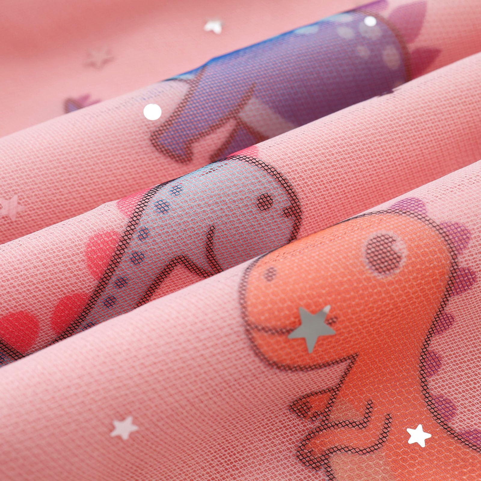 Kleider für Kleines Mädchen Kurzarm Kleid Cartoon-Stil Regenbogen Ozean Prinzessinnenkleid Dino Giraffe Osterhase Meerjungfrau Kinder Prinzessin Kostüm Tägliche Sommer Rock Ferienkleider