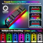 Controller Charger Station Compatible with Play 5 Faceplates Edge & Dual Controller, 9 Lightings P 5 Accessories Charging Station, P 5 Dock Stand with LED Indicator & On-Off Switch, Volcanic Red for