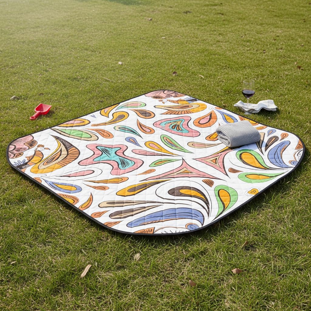 Cobija Picnic Plegable Camping Exterior, 200x200 cm
