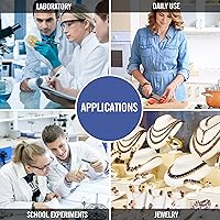 Vista 7 de Báscula de laboratorio 0.00 oz × 176.37 oz Balanza de precisión Balanza analítica Escala de laboratorio 0.00 oz Precisión Joyería Escala digital