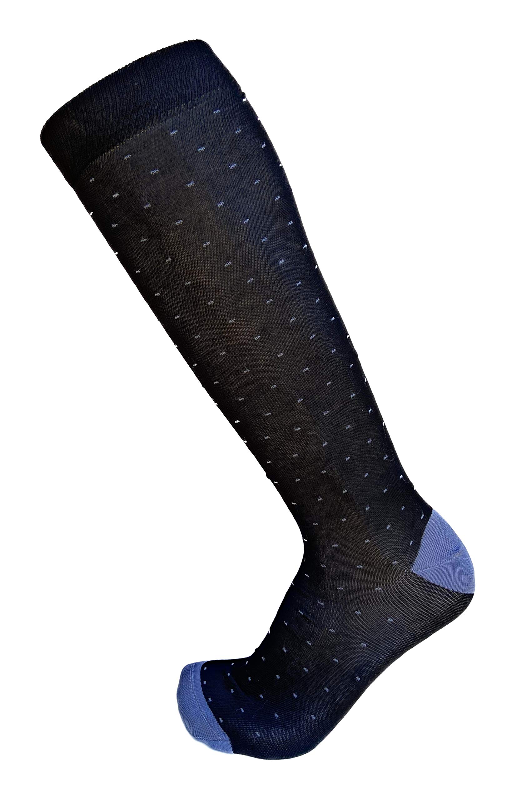 Calze LUNGHE da Uomo in Cotone Filo Di Scozia Elasticizzate,Molto Leggere,Colorate-Disegnate-Tinta Unita,Made In Italy