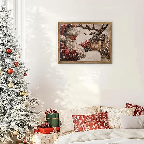 Miniatura 7 de Tmvosn Arte de pared navideño de 8 x 10 pulgadas