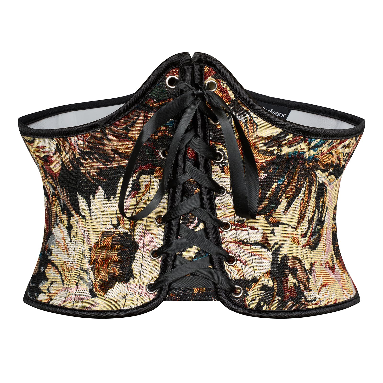 Scarlet Darkness Corset Belt for Women Renaissance Lace up Floral Corsets