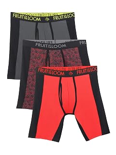 Fruit of the Loom Mens Micro Mesh Boxer Briefs