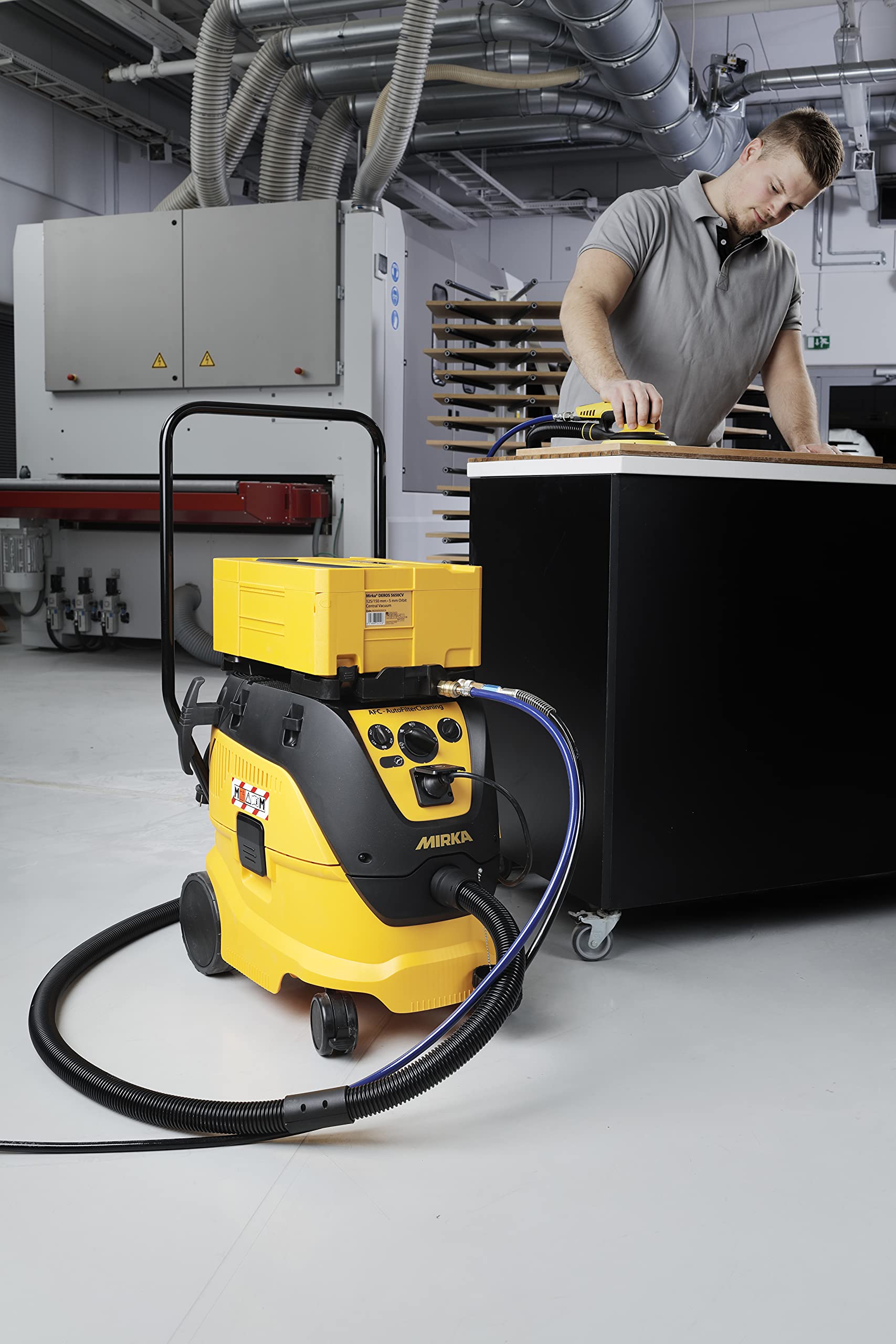 Mirka PROS 650CV 8995650111 150mm 6" Central Vacuum 12,000rpm 5mm