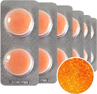 12-Pack Hearing Aid Dryer Capsules C&C Drying Dehumidifier Caps Accessories for Phonak, Starkey and Unitron Charger Case or Any Hearing Aid Case Supplies That can Store Dry Capsules (3Garm)
