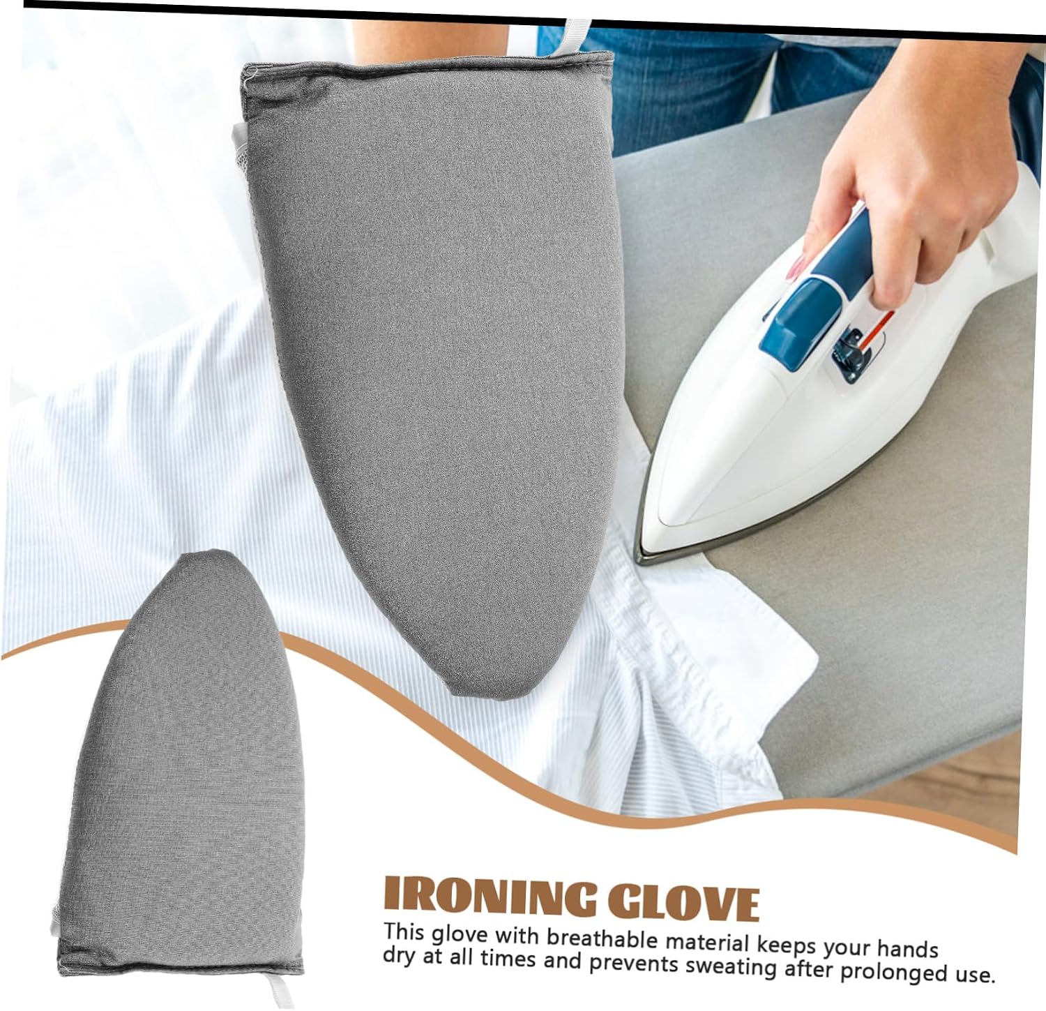 Portable Clothes Steamer Garment Steaming Mitt Ironing Glove for Household Steamer Ironing Glove