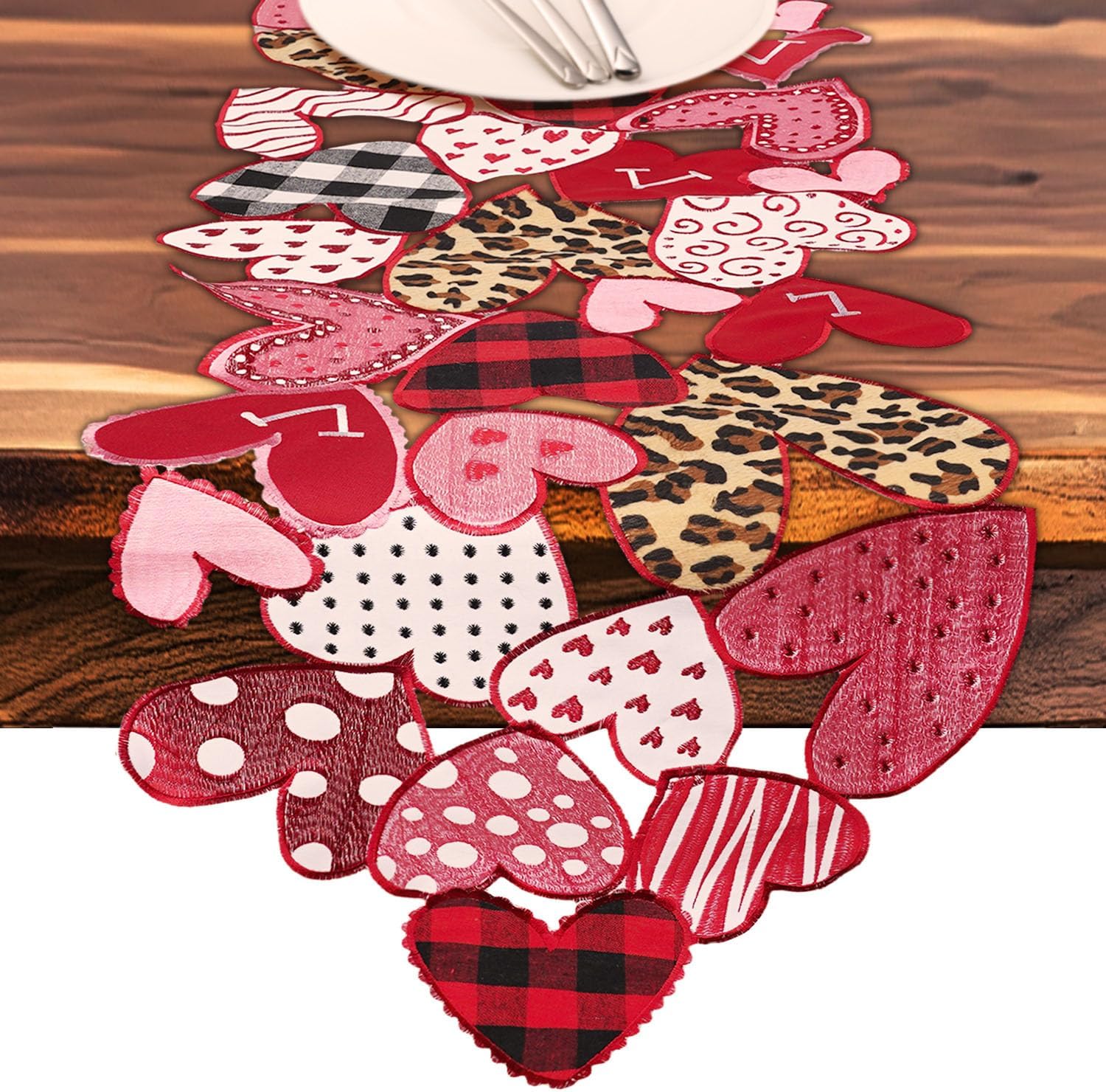 Fall Table Runner 120 Inches Long Autumn Maple Leaf Embroidered Table Runner for Thanksgiving Harvest, Fall Theme Dining Decor with Leaf Patterns Decoration for Home