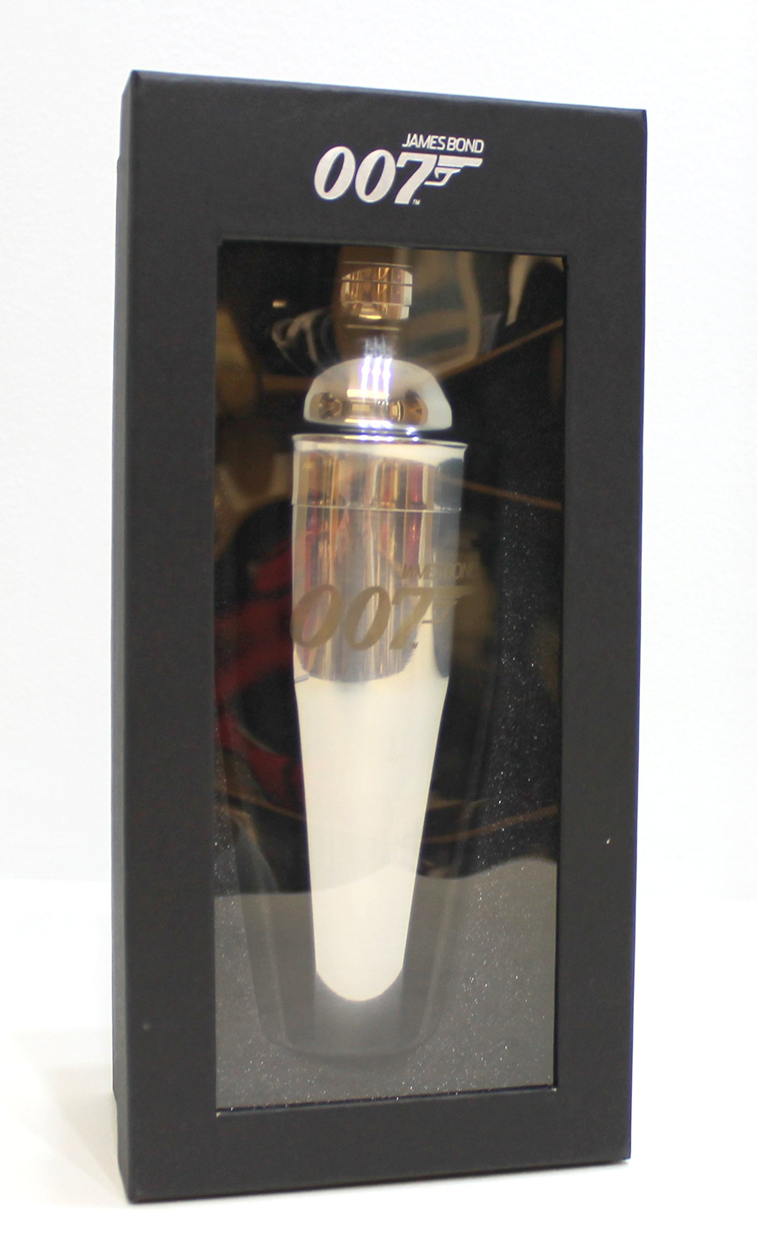 JAMES BOND 007 cocktail shaker silver * new & boxed - collectable by James Bond