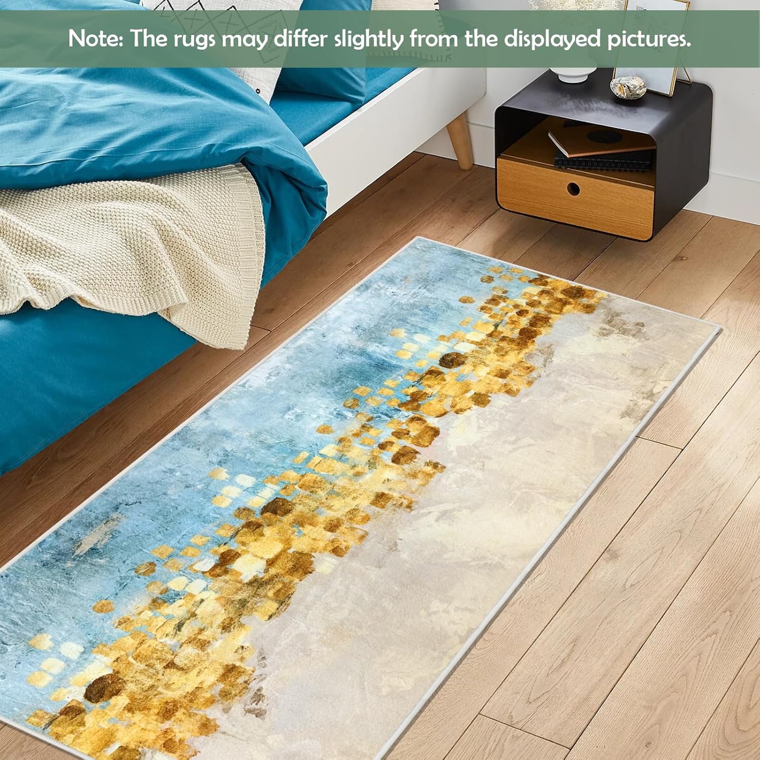 AYOHA Washable Runner Rugs for Hallway Entryway, 2' x 6' Non Slip Carpet Runner with Rubber Backing, Area Rug for Kitchen Bathroom Bedroom Laundry Room Aisles Balcony, Available for Custom Sizes