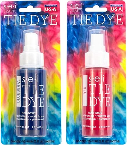 Miniatura 7 de S.E.I - Botella de spray de teñido anudado de carbón, 2 onzas, tinte en aerosol para tela, paquete de 2