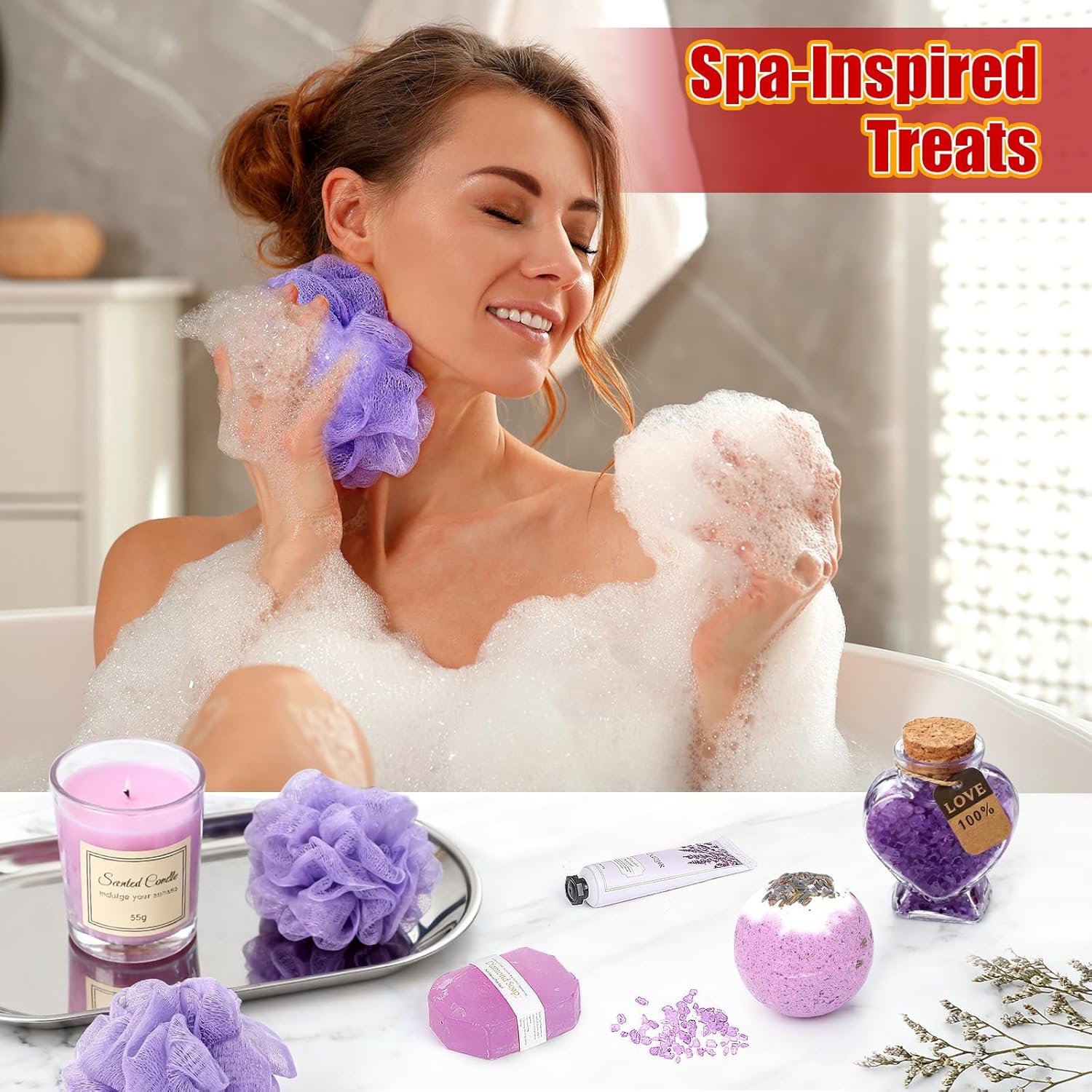 Advent Calendar 2025 for Women Teen Girls - 12 Days of Christmas Countdown Calendar for Mom Wife Girlfriend Sister Her - Christmas Gifts Woman Gifts Basket Includes Mug Scented Candle Bath Bomb - Image 6