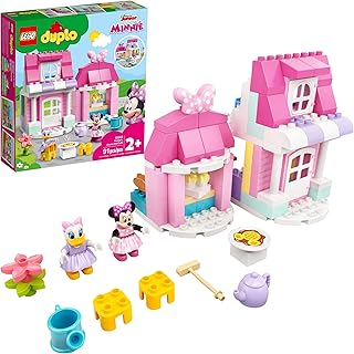 LEGOÂ DUPLOÂ DisneyÂ Minnieâ€™sÂ HouseÂ and CafÃ© 10942Â DollhouseÂ BuildingÂ ToyÂ forÂ KidsÂ withÂ MinnieÂ MouseÂ andÂ DaisyÂ Duck; New 2021Â (91Â Pieces)